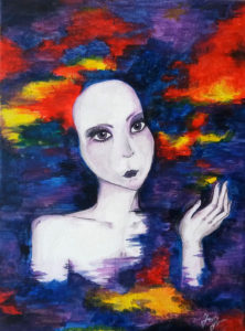 Marian, acrylic on canvas, 30x40, november 2017