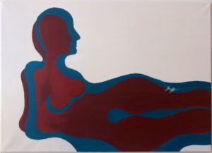 Inside-Out, acrylic on canvas, 50x70, june 2018